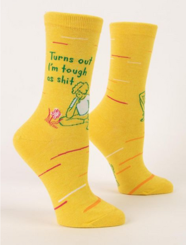 I'm Tough as Shit Women's Crew Socks