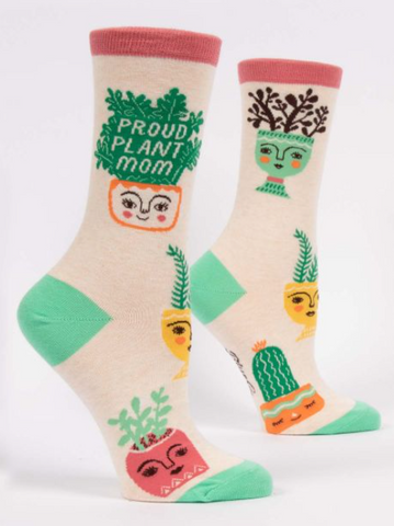 Proud Plant Mom Women's Crew Socks