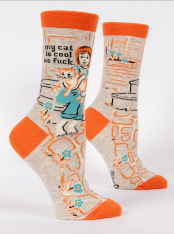 My Cat is Cool Women's Crew Socks