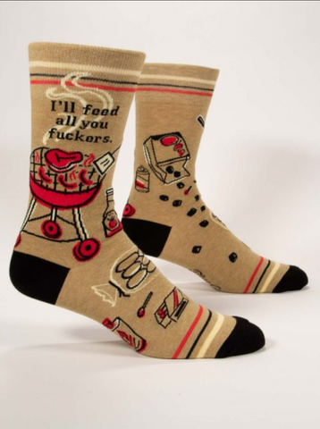 I'll Feed All You Men's Crew Socks