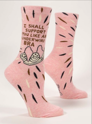 I Shall Support You Women's Crew Socks