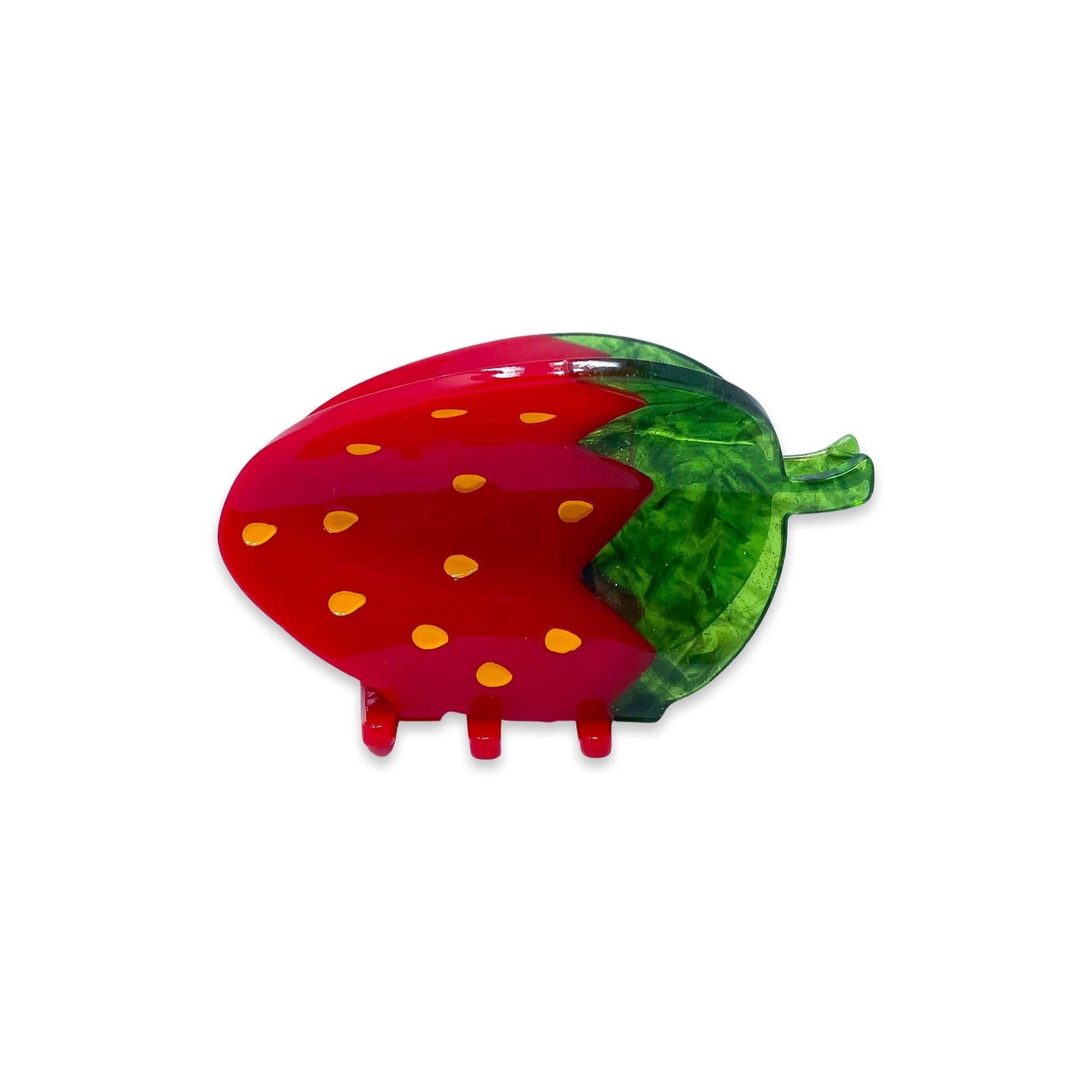 Red Strawberry Hair Clip